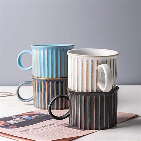 clay art coffee cup|3.5 inch ceramic coffee cups.